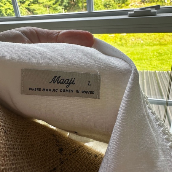 White Long Maaji Shirt Dress. NWOT - Picture 13 of 13